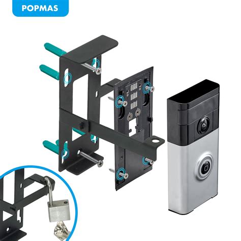 metal ring with bracket|mounting plate for ring doorbell.